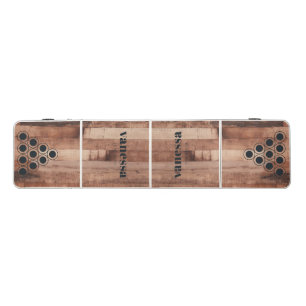Pallet Wood Board Minimal Modern Classic Name Beer Pong Table