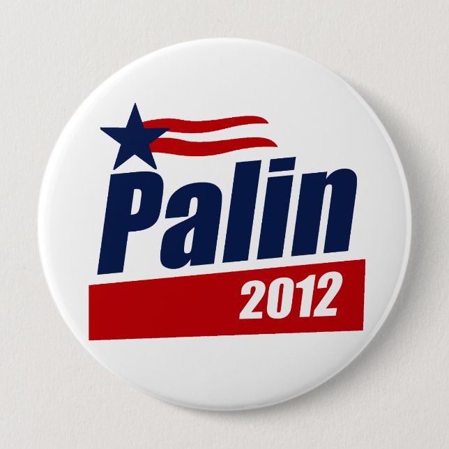 Pallin 2012 Poster blue Pinback Button (Front)