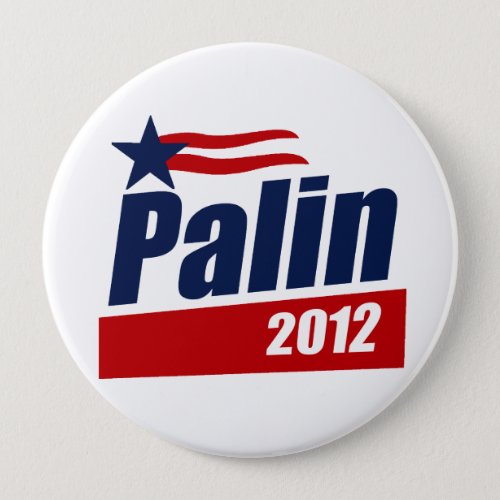Pallin 2012 Poster blue Pinback Button