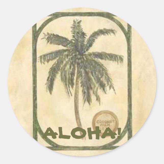 Palm22, ALOHA! Sticker (Front)