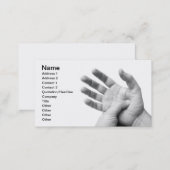 Palm acupressure business card (Front/Back)