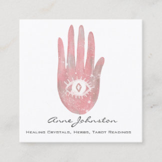 Palm and Eye Square Business Card
