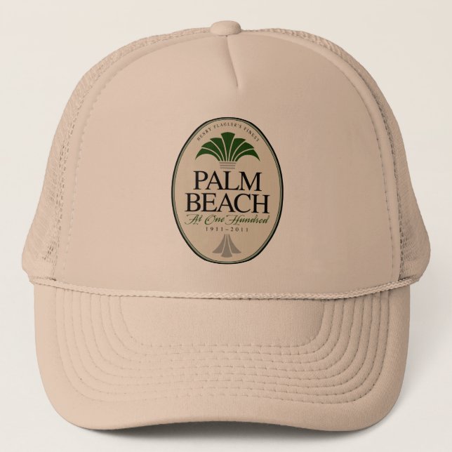 Palm Beach at 100 Trucker Hat (Front)