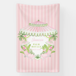 Palm Beach Cabana Bach Club | Bachelorette Banner