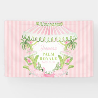 Palm Beach Cabana Bach Club | Bachelorette  Banner