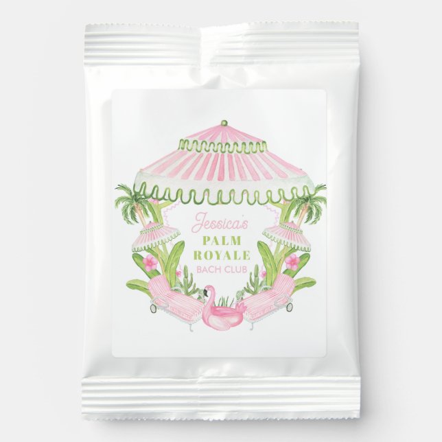 Palm Beach Cabana Bach Club | Bachelorette  Margarita Drink Mix (Front)