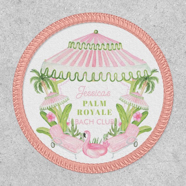 Palm Beach Cabana Bach Club | Bachelorette  Patch (Front)