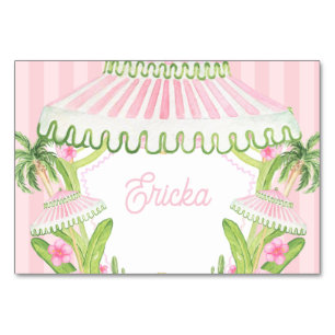 Palm Beach Cabana Place Card