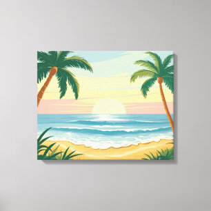 Palm Beach Canvas Print