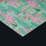 Palm Beach Christmas Watercolor Pink & Green Trees Tissue Paper<br><div class="desc">PreppyPrint.com - Celebrate Christmas in Palm Beach style! Transfer this design onto the products of your choice too! Please visit my designer store,  PreppyPrint.com,  for coordinating items.</div>