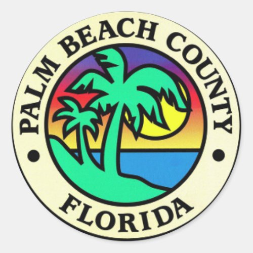 Palm Beach County Florida Stickers
