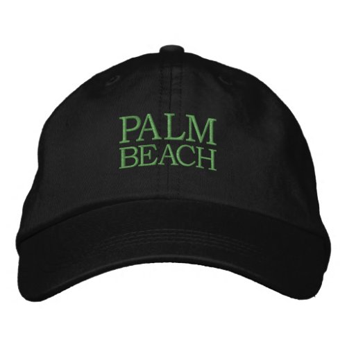 Palm Beach Embroidered Baseball Hat