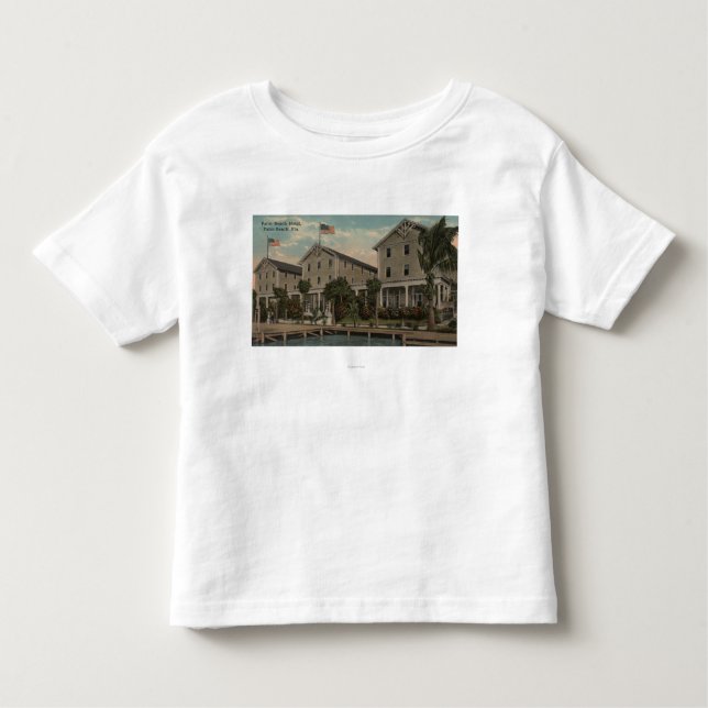 Palm Beach, FL - Exterior View of Palm Beach Toddler T-shirt (Front)