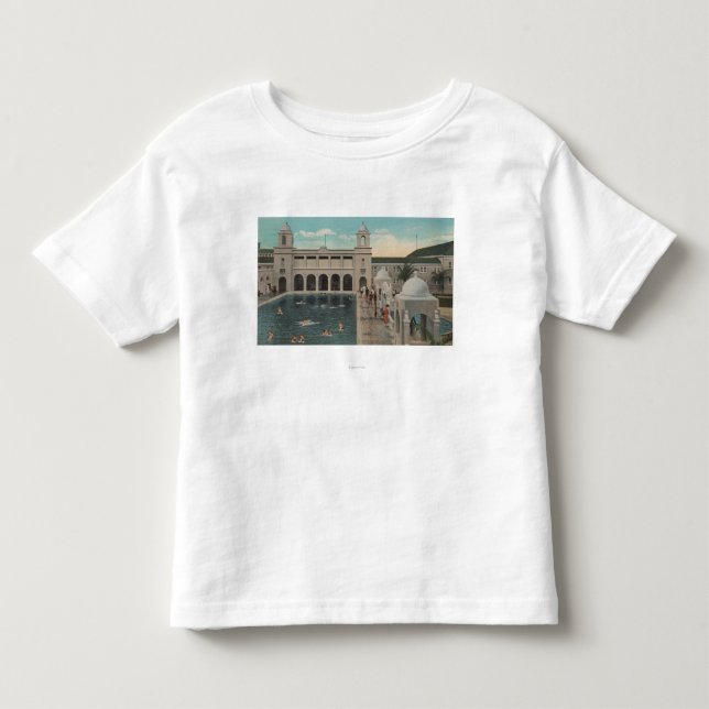 Palm Beach, FL - Outdoor View of Pool & Casino Toddler T-shirt (Front)