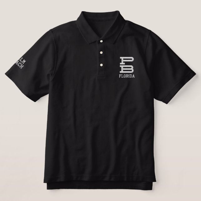 Palm Beach Florida Polo Shirt (Design Front)