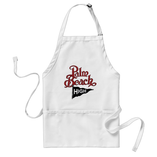 Palm Beach High #1 Adult Apron (Front)