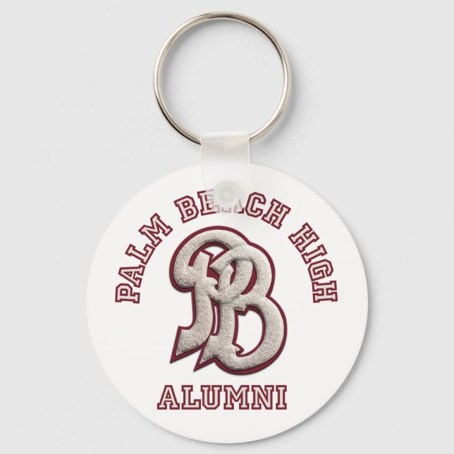 Palm Beach High Alumni Keychain (Front)