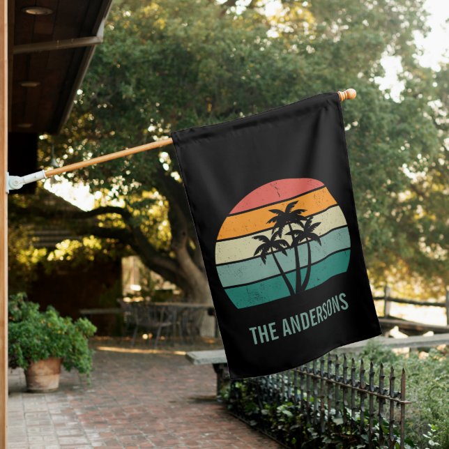 Palm Beach  House Flag (In SItu)