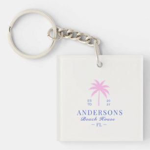 Palm   Beach House    Social Club Aesthetic,  Keychain
