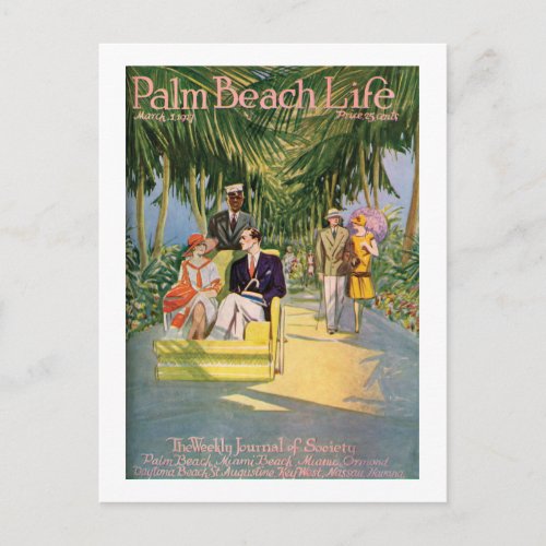 Palm Beach Life 10 postcard