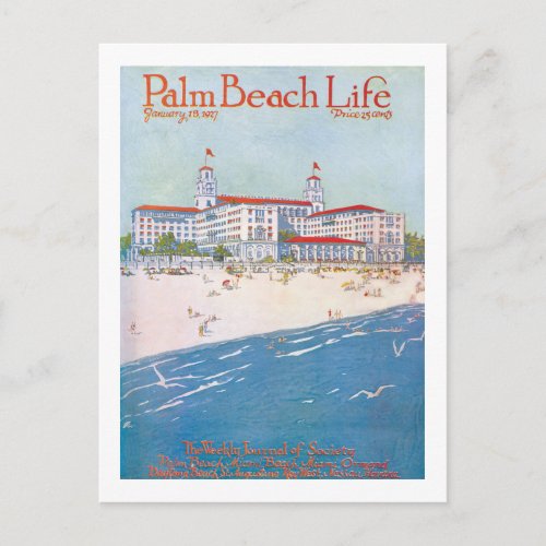 Palm Beach Life 11 postcard