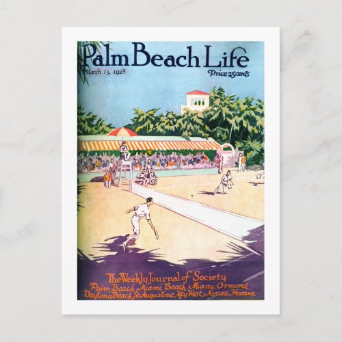 Palm Beach Life 12 postcard