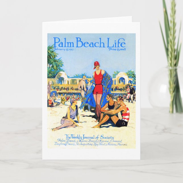 Palm Beach Life #13 note card (Front)
