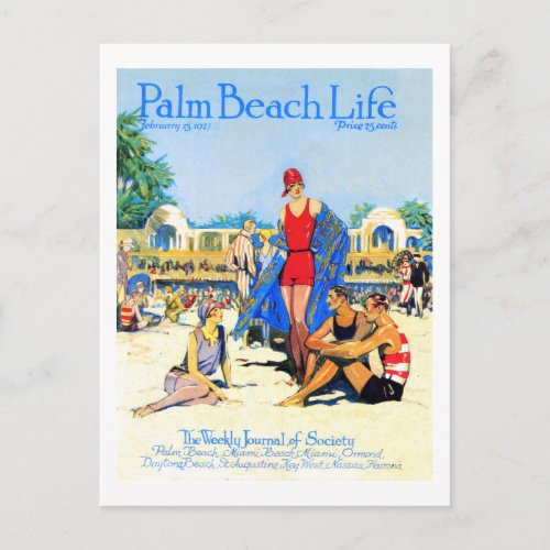 Palm Beach Life 13 postcard