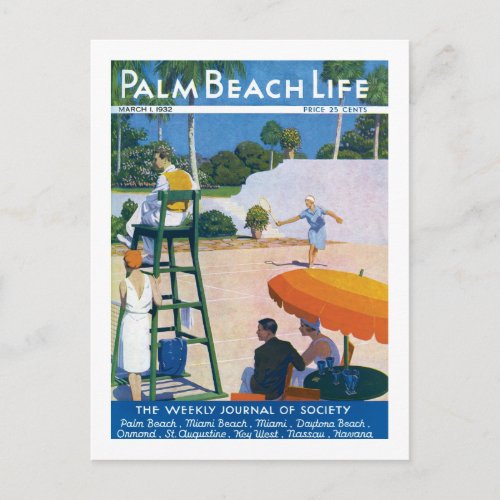 Palm Beach Life 14 postcard