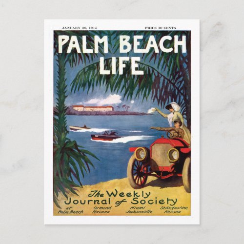 Palm Beach Life 19 postcard