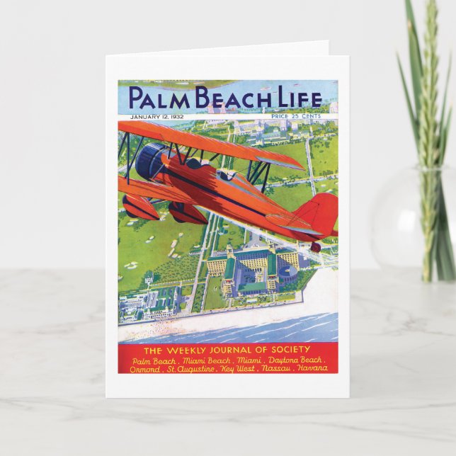 Palm Beach Life #1 note card (Front)