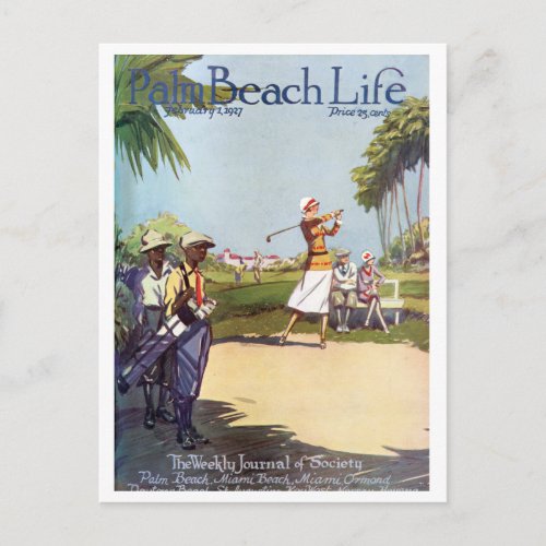Palm Beach Life 20 postcard