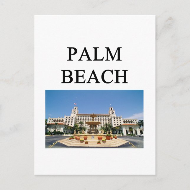 PALM BEACH POSTCARD (Front)