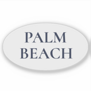 Palm Beach Preppy Coastal Sticker