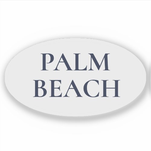 Palm Beach Preppy Coastal Sticker