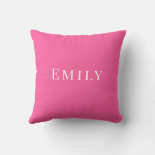 Palm Beach Preppy Personalized Name Throw Pillow 
