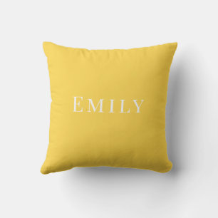 Palm Beach Preppy Personalized Name Throw Pillow