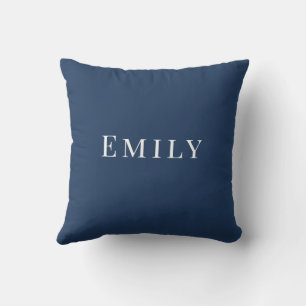 Palm Beach Preppy Personalized Name Throw Pillow 