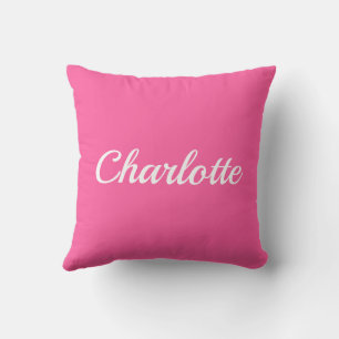 Palm Beach Preppy Personalized Name Throw Pillow