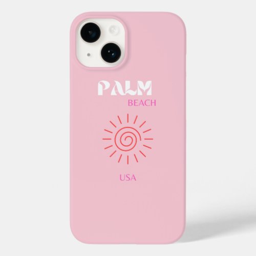 Palm Beach Preppy Preppy Room Pink Case_Mate iPhone 14 Case