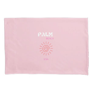 Palm Beach, Preppy, Preppy Room, Pink Pillow Case