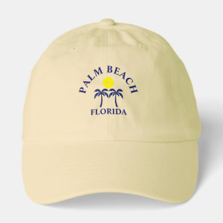 Palm Beach Printed Baseball Hat