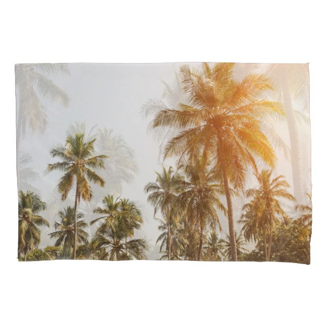 Palm Beach Scenic View Pillow Case (Front)
