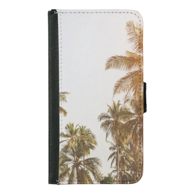 Palm Beach Scenic View Samsung Galaxy Wallet Case (Front)