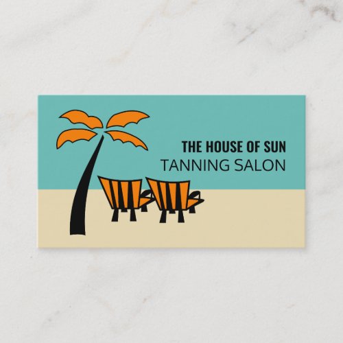 Palm Beach Tanning Salon Business Card