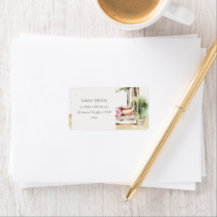 Palm Beach Tropical Palm Beach Cabana Address Label