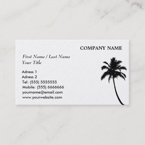 Palm Business Card