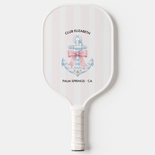 Palm Club Personalized Palm Springs Bachelorette Pickleball Paddle