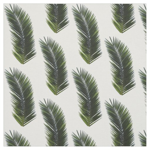 Palm coconut leaf tropical fabric