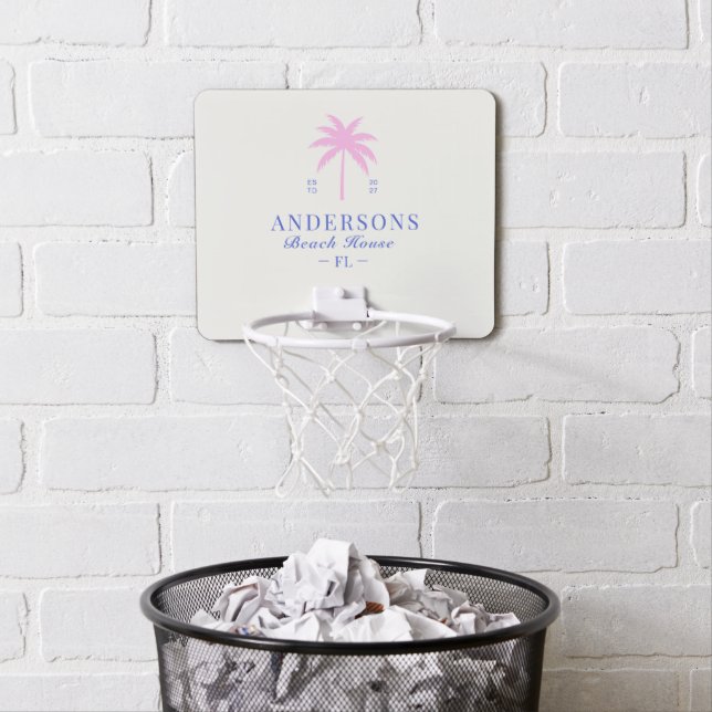 Palm Family Paper Dunk Hoop (In Situ)